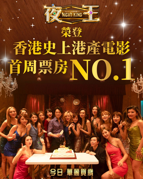 《夜王》票房衝破6000萬再現子華神奇蹟！香港史上最快衝破半億票房港產片