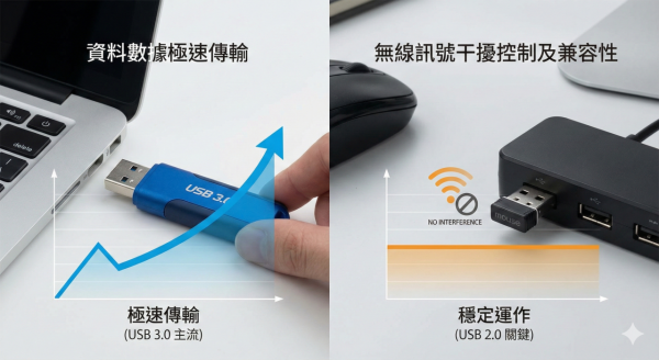 無線滑鼠鍵盤成日斷線？可能係 USB 3.0 惹禍　揭 USB 2.0 兩大隱藏優勢