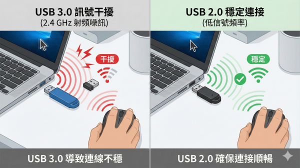 無線滑鼠鍵盤成日斷線？可能係 USB 3.0 惹禍　揭 USB 2.0 兩大隱藏優勢