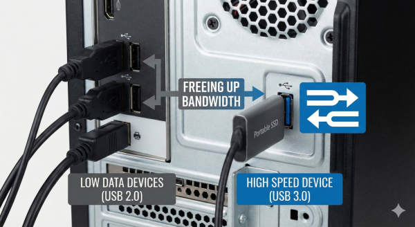 無線滑鼠鍵盤成日斷線？可能係 USB 3.0 惹禍　揭 USB 2.0 兩大隱藏優勢