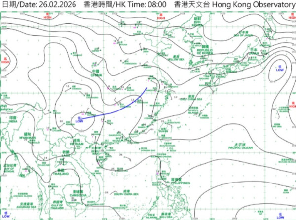 天文台預警：下周恐現恐怖「颮線」低壓槽殺到！周六料迎今年首場顯著降雨