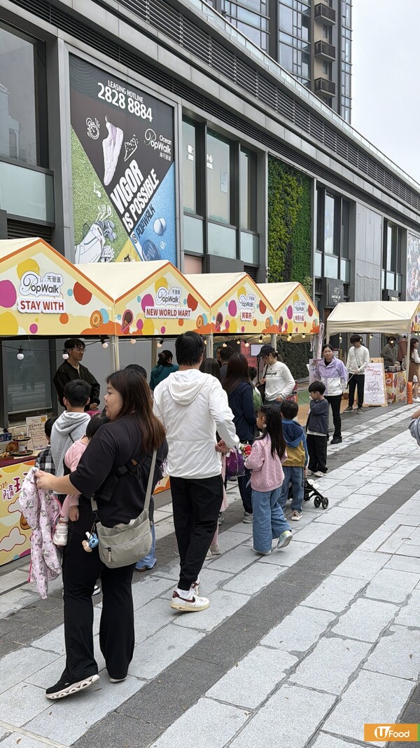 將軍澳PopWalk美食市集懶人包！記者現場直擊逾過200款人氣美食 必食排長龍人氣雞蛋仔/法式可麗露/紫菜肉鬆味Gelato/手工Bagel 