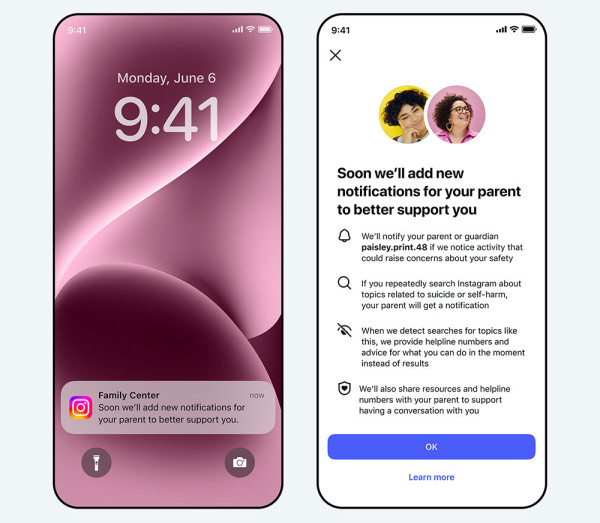 家長必開！IG 突發「強效監督」功能 搜尋呢類關鍵字AI即時通知