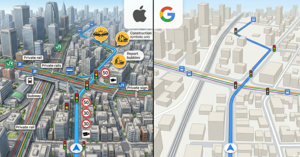 導航只用 Google Map？揭 Apple Map 兩大優勢　網民：用過就返唔到轉頭！