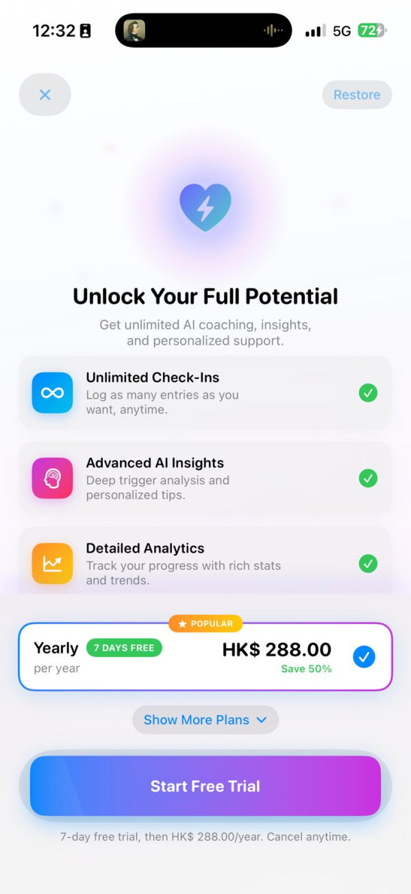 想戒煙、戒酒、戒碌手機？ 戒癮神器終生版突發限免 AI輔助重塑大腦告別惡習【即慳 $625】