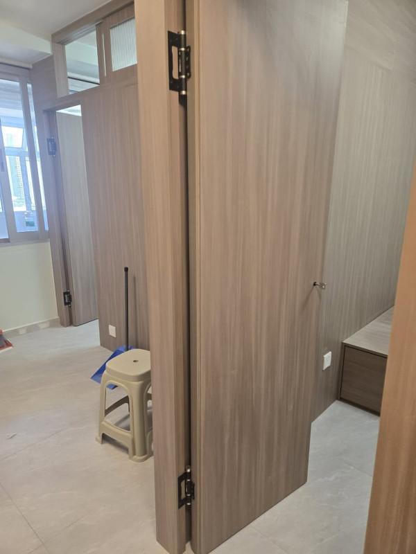 犧牲客廳位置間出兩間大房（圖片來源：Facebook@香港公營房屋討論區）