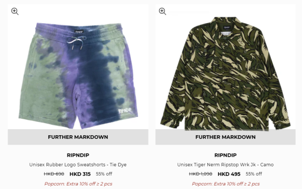 名牌潮牌開倉低至25折！一連4日 HUF／Vans／Puma／SUPREME$49起！15大品牌優惠一文睇