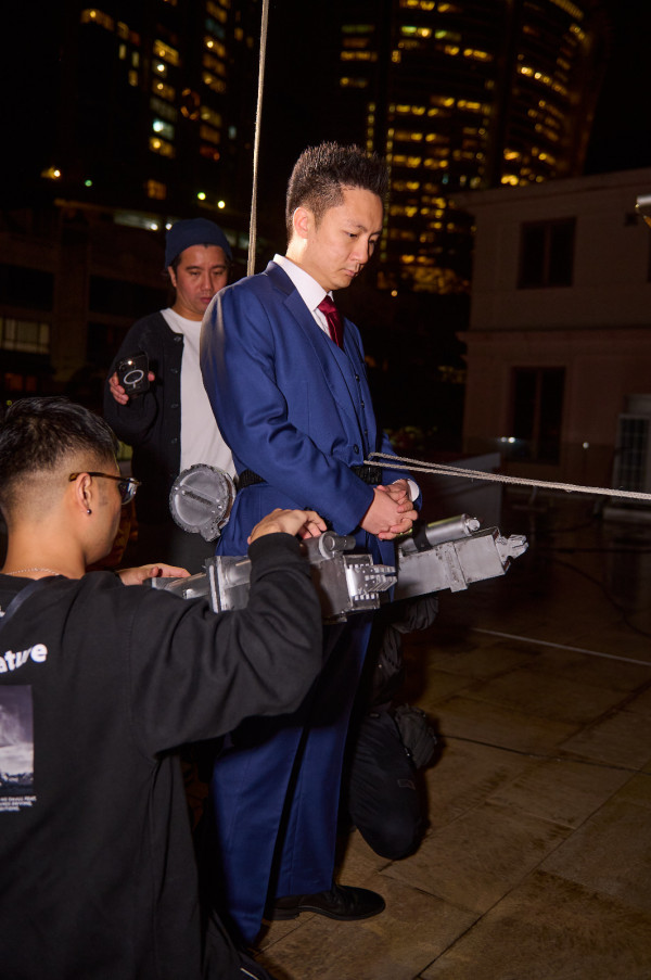 鍾培生宣布求婚成功娶莊雅婷!化身戰士「吊威也」從天而降:照顧你一生一世