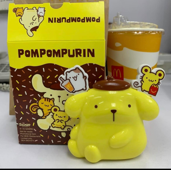  麥當勞與Sanrio再度聯乘！開心樂園餐布甸狗6款超萌小物登場！ 必搶餐具套裝／小茶杯／伸縮間尺 附換購詳情