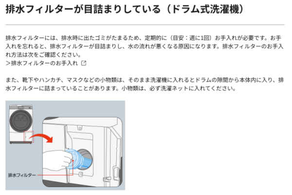 1.出現「U11」錯誤代碼或無法排水時