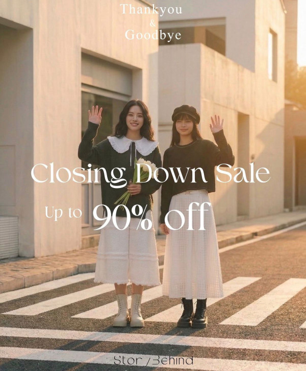 連鎖服飾品牌宣佈全線結業！開業15年擁18間分店 清貨優惠低至1折