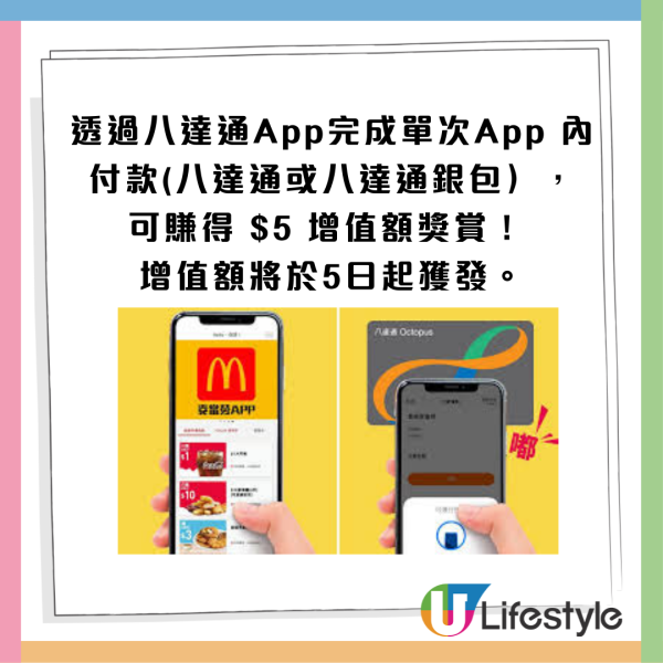 麥當勞八達通優惠