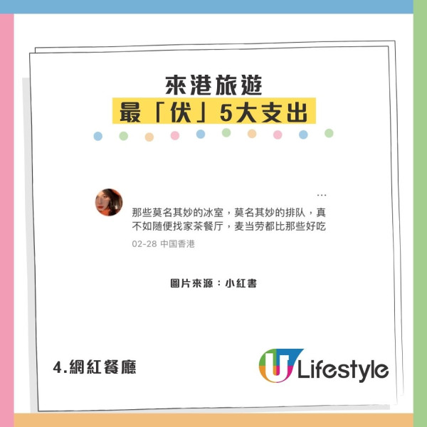 小紅書熱議5大「水魚景點與消費」!內地客深度遊仲識玩過港人?網民盤點「最無謂支出」港人有共鳴