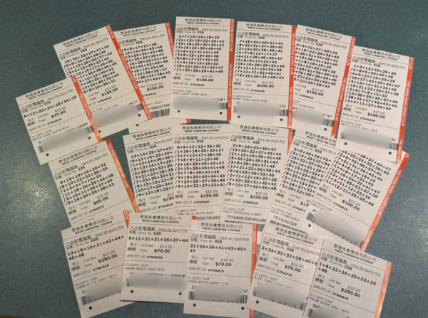 港人花$2000買六合彩僅中呢個數（截圖：Threads）