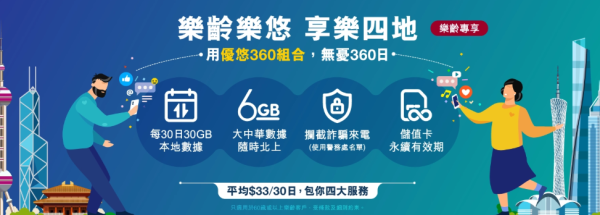 手機月費驚現$33「神Plan」！60歲港人包無限數據＋免行政費 附7大電訊商優惠