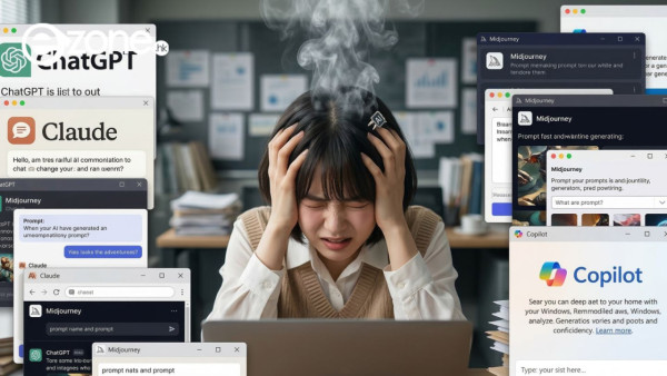 職場新病症「AI 腦霧」 同時使用多個 AI 效率即急跌　盤點十大高危工種
