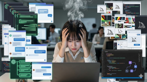 職場新病症「AI 腦霧」 同時使用多個 AI 效率即急跌　盤點十大高危工種