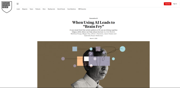 職場新病症「AI 腦霧」 同時使用多個 AI 效率即急跌　盤點十大高危工種