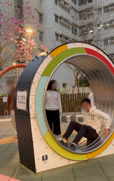 香港公園現「巨型倉鼠輪」15秒極速跑圈 網民眼紅：依家啲公園咁好玩！