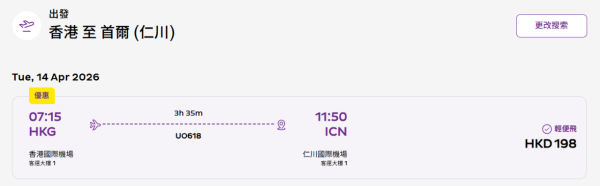 HK Express韓國機票突發優惠！8飛首爾劈價限時必搶 