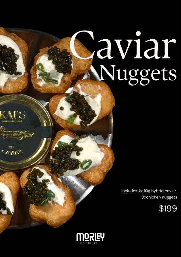 外國爆紅「魚子醬麥樂雞」登陸香港！全新魚子醬Bar $299歎12年魚子醬及vodka/魚子醬&黑松露Cocktail /雙重黑松露Gelato