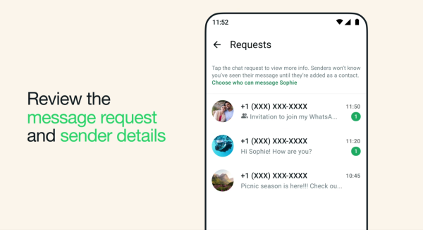 WhatsApp新功能家長必學　保護仔女一鍵踢走陌生人　可審核陌生訊息、管理聯絡人【內文附設定教學】
