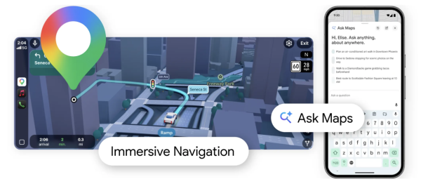 「Ask Maps」找附近油站/充電/餐廳 Google Maps 十年來最癲更新 一文睇晒10大新增Gemini功能 傾偈即排好行程？