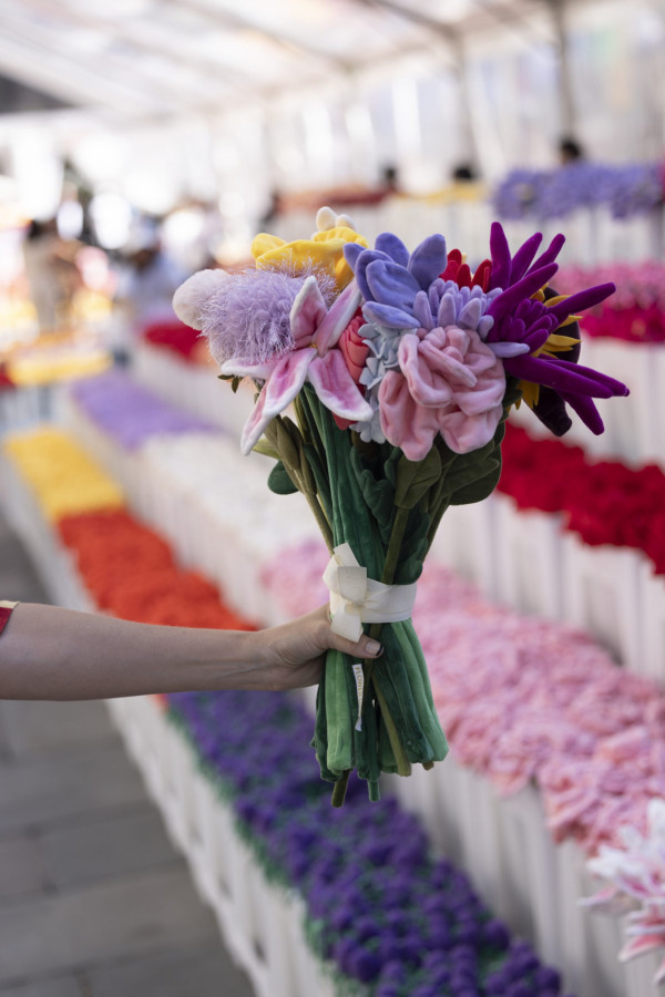 藝術三月2026︰沉浸式藝術裝置「Henderson Land x Cj Hendry Flower Market」（圖片來源︰恒基兆業地產有限公司）