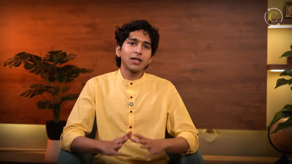 印度神童預測2026年將會發生更大的衝突。圖片來源：YT@Abhigya Anand | Praajna Jyotisha