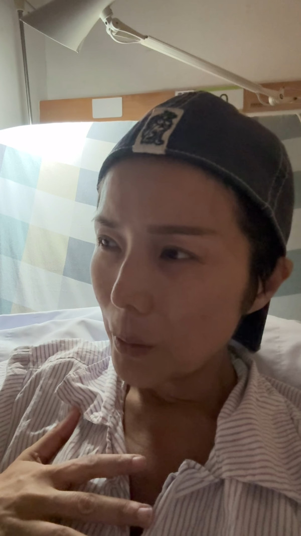 51歲吳文忻末期乳癌擴散上腦崩潰痛哭 北上深圳化療嘆剩四分一命