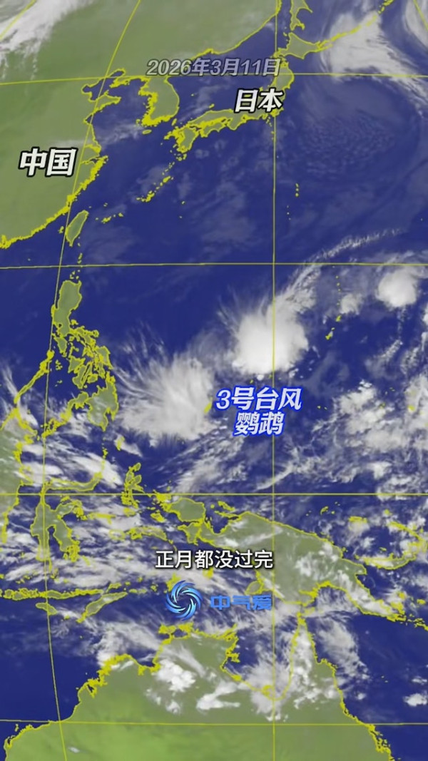 3月罕現3號颱風鸚鵡！專家預警2026成「超強颱風大年」 點名4大高危區