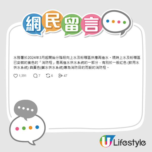 街頭驚見神秘「紫色消防栓」！網民以為AI執圖 官方揭開1大隱藏用途