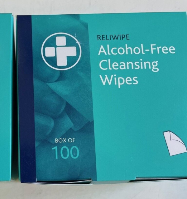 有毒濕紙巾名單︰Reliwipe Alcohol Free Cleansing Wipes（圖片來源︰UKHSA）