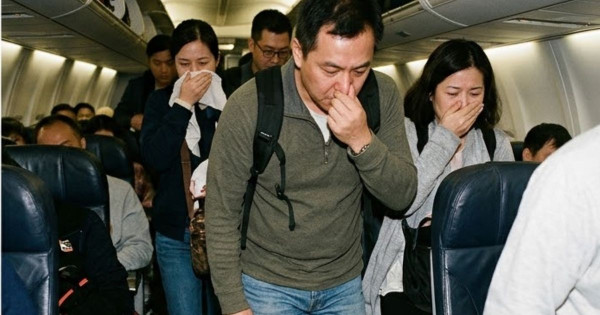 港人飛沖繩遇BB「連環噴屎」染污走廊！空姐專業應對獲激讚：見過世面 