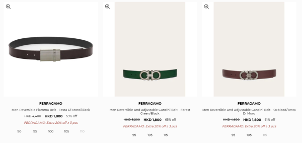 Ferragamo開倉低至1折！手袋勁減近$15,000 最平$1080起！高踭鞋/皮靴/手鏈/耳環/皮帶