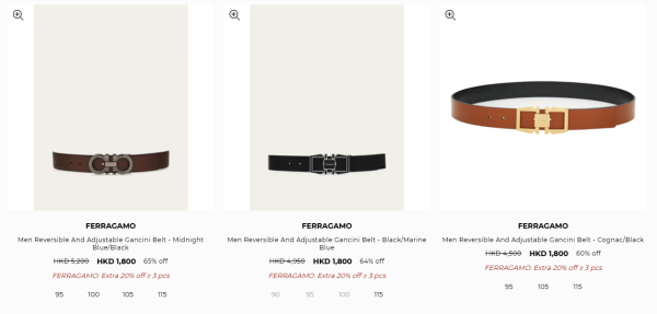 Ferragamo開倉低至1折！手袋勁減近$15,000 最平$1080起！高踭鞋/皮靴/手鏈/耳環/皮帶