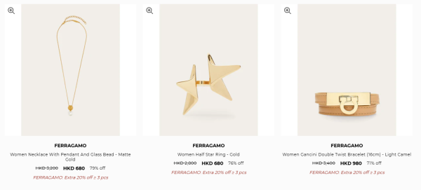 Ferragamo開倉低至1折！手袋勁減近$15,000 最平$1080起！高踭鞋/皮靴/手鏈/耳環/皮帶