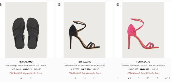 Ferragamo開倉低至1折！手袋勁減近$15,000 最平$1080起！高踭鞋/皮靴/手鏈/耳環/皮帶