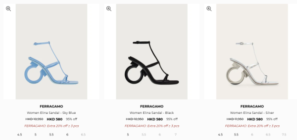 Ferragamo開倉低至1折！手袋勁減近$15,000 最平$1080起！高踭鞋/皮靴/手鏈/耳環/皮帶