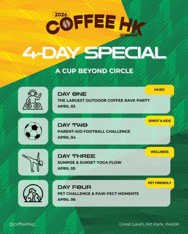 西九咖啡節2026（圖片來源︰IG@coffeehkg）