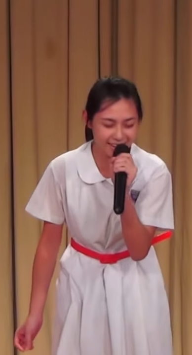 夜王｜「葵芳」蔡蕙琪中六歌唱比賽片流出！青澀校服look反差極大