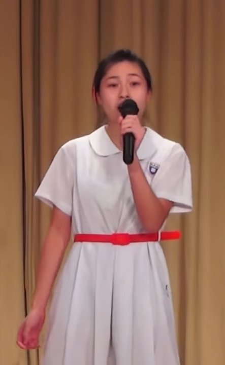 夜王｜「葵芳」蔡蕙琪中六歌唱比賽片流出！青澀校服look反差極大