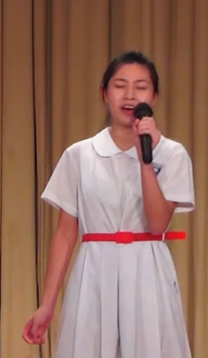 夜王｜「葵芳」蔡蕙琪中六歌唱比賽片流出！青澀校服look反差極大