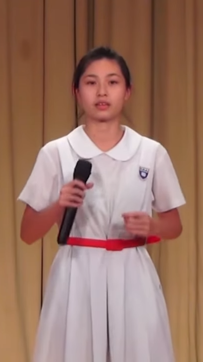 夜王｜「葵芳」蔡蕙琪中六歌唱比賽片流出！青澀校服look反差極大