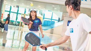 荷里活廣場「全民匹克球周暨全港學界挑戰賽」（相片由相關機構提供）