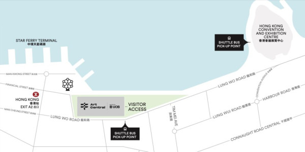 Art central 接駁巴士時間表（圖片來源︰Art central）