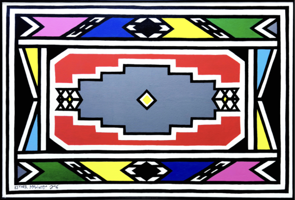 Art central 全新專題「Central Stage」︰Esther Mahlangu（圖片來源︰Art central）