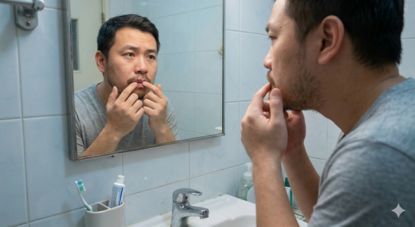 蘇民峰面相|呢個位生暗瘡=有第三者?蘇民峰:長痘位置揭示感情危機 7大重災區要小心!