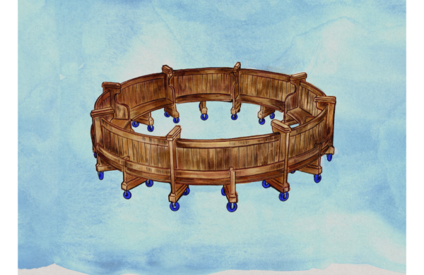 Art central異體雕塑及裝置︰OrangeTerry《信仰現成》（圖片來源︰Art central）