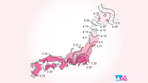 (圖片來源:sakura.weathermap.jp) 關西櫻花祭2026|大阪京都8大必去賞櫻景點推薦!附活動日期+交通地址